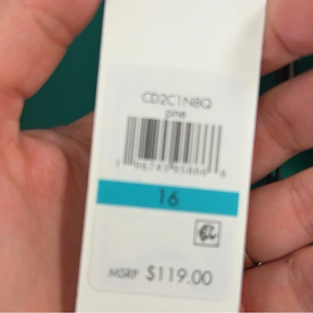 Calvin Klein Long sleeves Dress in Green - Picture 4 of 4